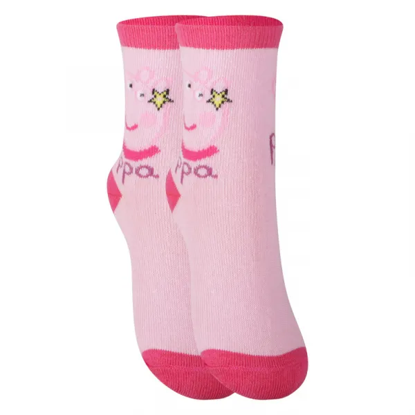 5PACK detské ponožky Cerdá Peppa Pig viacfarebné (2200007400) 19/20