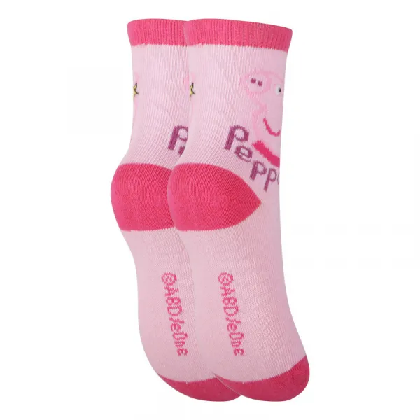 5PACK detské ponožky Cerdá Peppa Pig viacfarebné (2200007400) 19/20
