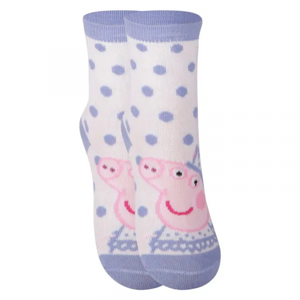 5PACK detské ponožky Cerdá Peppa Pig viacfarebné (2200007400) 19/20