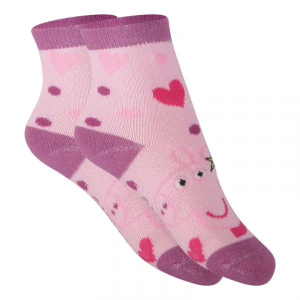 5PACK detské ponožky Cerdá Peppa Pig viacfarebné (2200007400) 19/20
