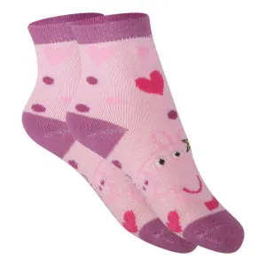 5PACK detské ponožky Cerdá Peppa Pig viacfarebné (2200007400) 19/20