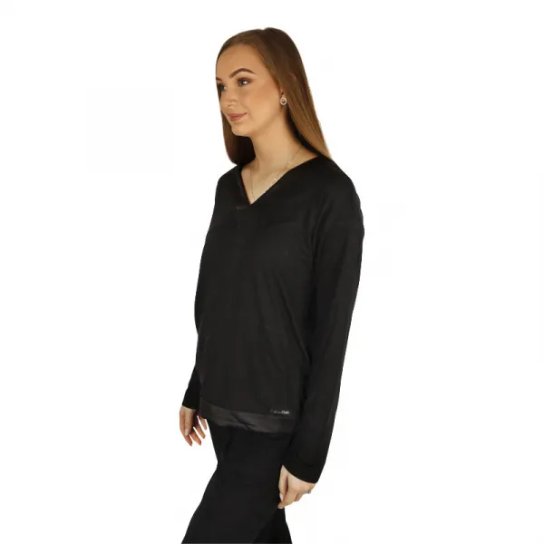 Dámske tričko na spanie Calvin Klein čierna (QS6528E-UB1) M