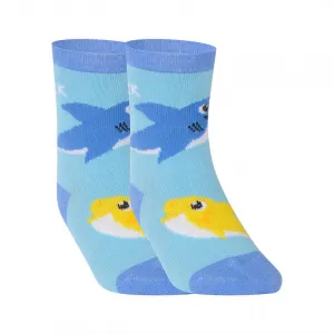 5PACK detské ponožky Cerdá Baby Shark viacfarebné (2200007399) 19/20