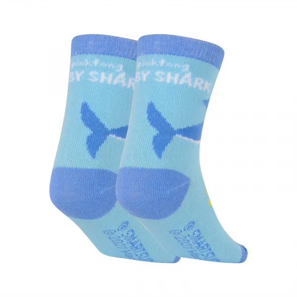 5PACK detské ponožky Cerdá Baby Shark viacfarebné (2200007399) 19/20