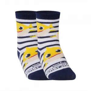 5PACK detské ponožky Cerdá Baby Shark viacfarebné (2200007399) 19/20