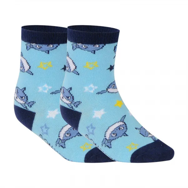 5PACK detské ponožky Cerdá Baby Shark viacfarebné (2200007399) 19/20