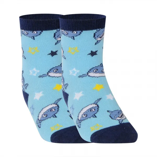 5PACK detské ponožky Cerdá Baby Shark viacfarebné (2200007399) 19/20