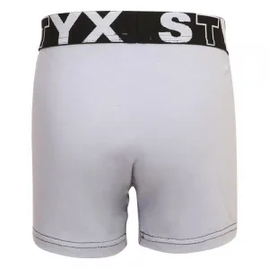 Detské boxerky Styx športová guma svetlo sivé (GJ1067) 4-5 let, trenky