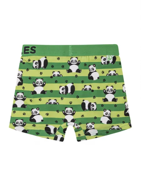 Veselé chlapčenské boxerky Dedoles Pandy a pásiky (GMBB249) 110, trenky