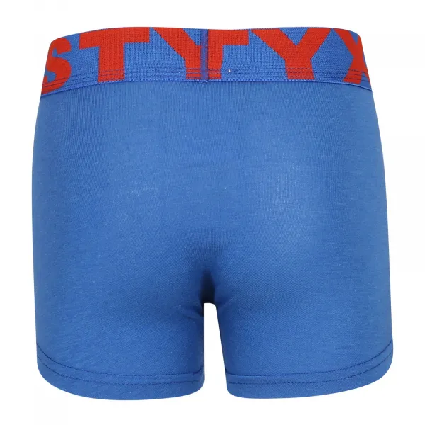 Detské boxerky Styx športová guma modré (GJ967) 4-5 let, trenky