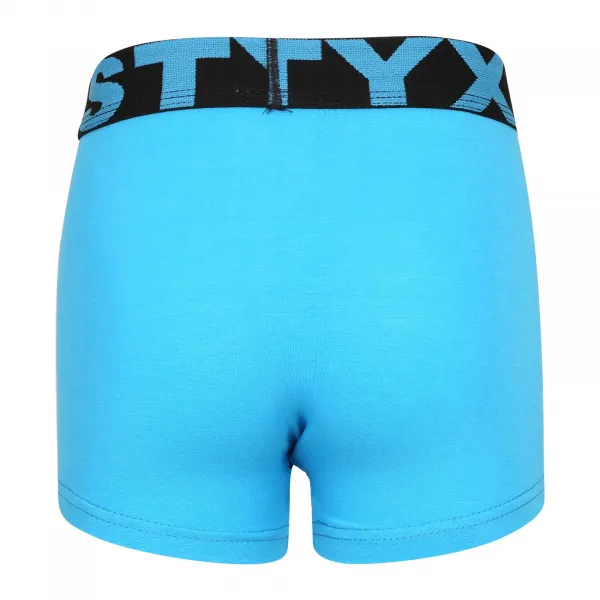 Detské boxerky Styx športová guma svetlo modré (GJ1169) 6-8 let, trenky