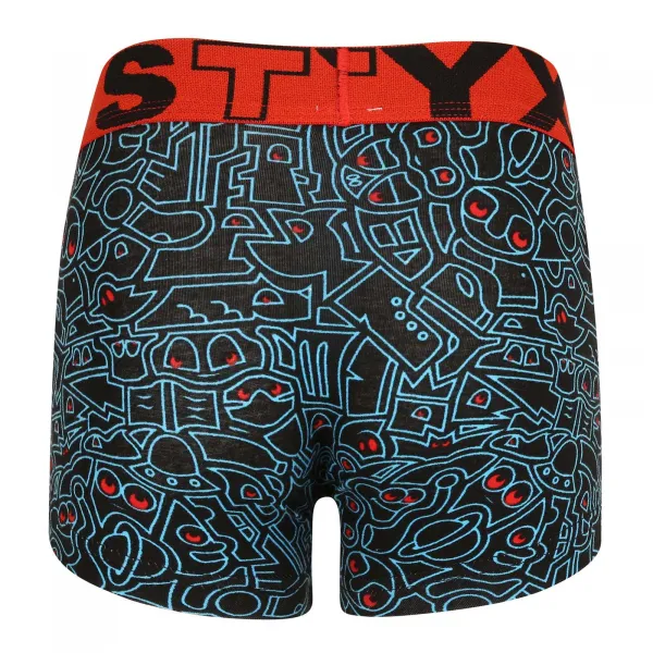 Detské boxerky Styx art športová guma doodle (GJ1256) 6-8 let, trenky
