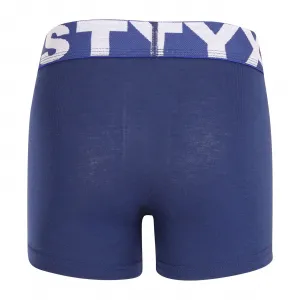 Detské boxerky Styx športová guma tmavo modré (GJ968) 6-8 let, trenky