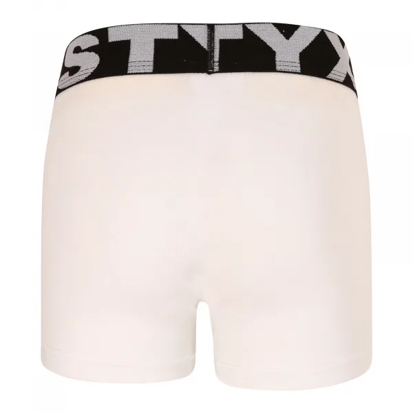 Detské boxerky Styx športová guma biele (GJ1061) 4-5 let, trenky