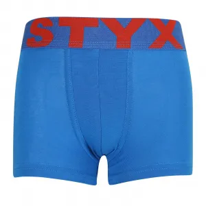 3PACK detské boxerky Styx športová guma viacfarebné (3GJ09079) 6-8 let, trenky