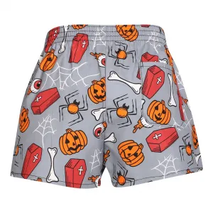 Detské trenky Styx art klasická guma Halloween rakvy (J1752) 4-5 let, trenírky