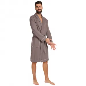 Pánsky župan Calvin Klein sivý (NM2504E-PA7) L/XL