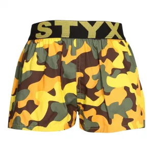3PACK Detské trenky Styx art športová guma viacfarebné (3BJ15901) 4-5 let, trenírky