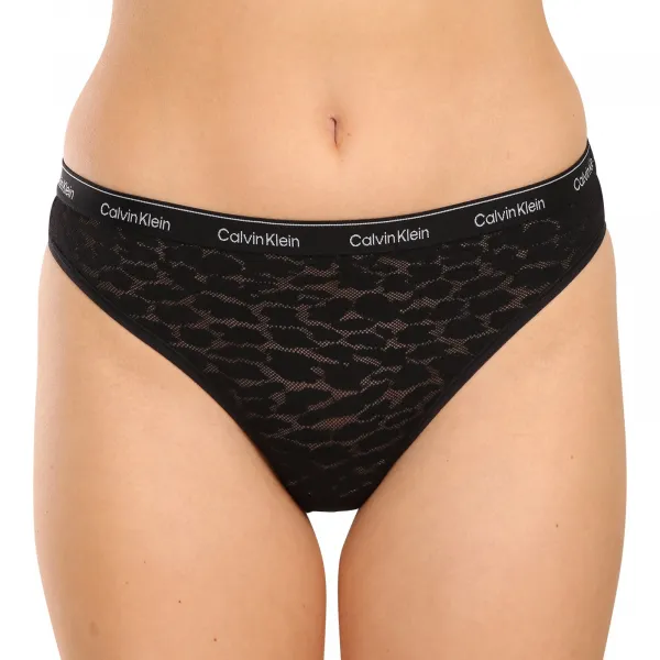 3PACK dámske nohavičky brazilky Calvin Klein čierné (QD5225E-UB1) M
