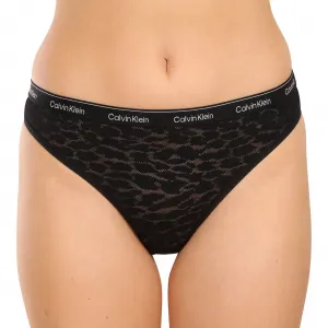3PACK dámske nohavičky brazilky Calvin Klein čierné (QD5225E-UB1) M