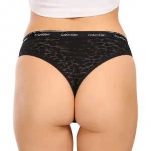 3PACK dámske nohavičky brazilky Calvin Klein čierné (QD5225E-UB1) M