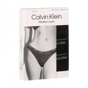 3PACK dámske nohavičky brazilky Calvin Klein čierné (QD5225E-UB1) M