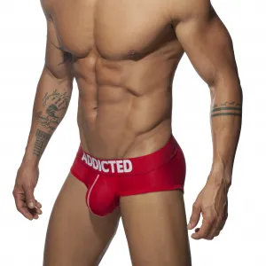 Pánske slipy Addicted červené push up (AD805-06) M