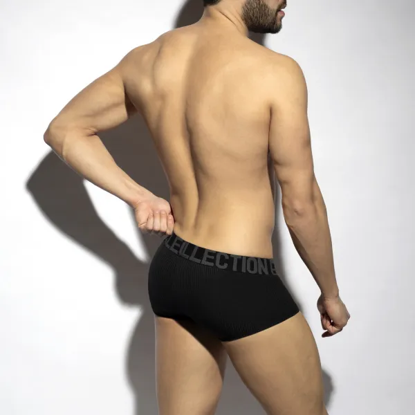 Pánske boxerky ES Collection čierné (UN576-10) S, trenky