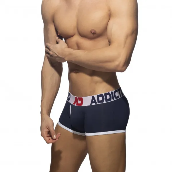 Pánske boxerky Addicted modré (AD1203-01) M, trenky
