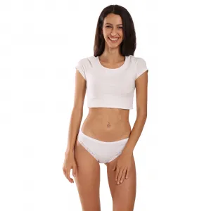 Dámske brazilky Lovelygirl biele (3885-white) S
