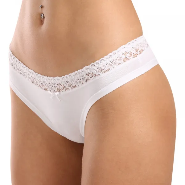 Dámske brazilky Lovelygirl biele (8308-white) M