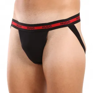 3PACK pánske jocksy HUGO čierné (50517882 001) S