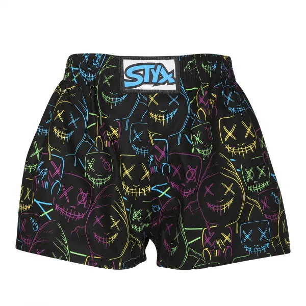 3PACK detské trenky Styx art klasická guma viacfarebné (3J18023) 6-8 let, trenírky