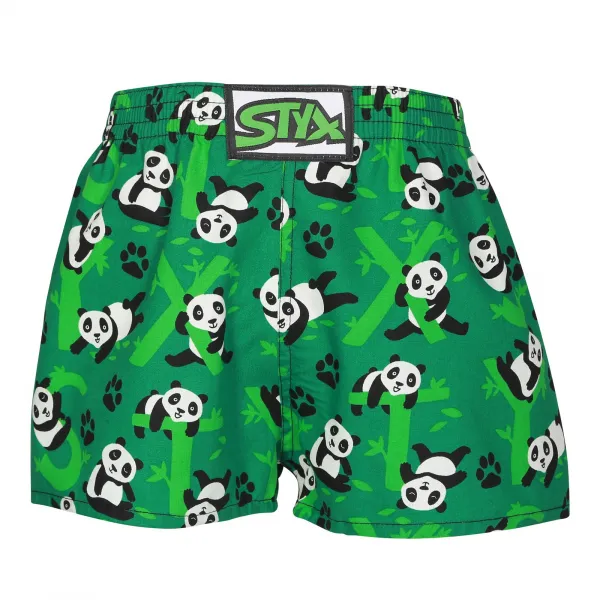 3PACK detské trenky Styx art klasická guma viacfarebné (3J18023) 6-8 let, trenírky