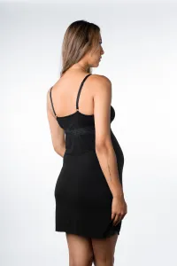 Dámska nočná košilka Hotmilk Dream Nightie REGULAR CAP kojacia čierna (DNB) S
