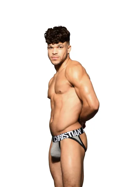 Pánske jocksy Andrew Christian sivé DOORBUSTER! (92930-HGR) S