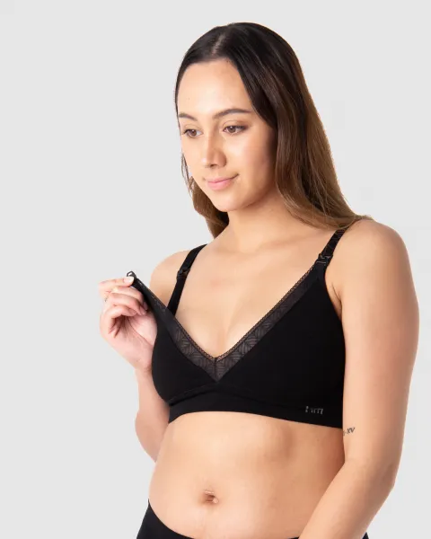 Dámska podprsenka Hotmilk Caress Seamfree Bamboo REGULAR CAP kojacia čierna (CPB-regular) M