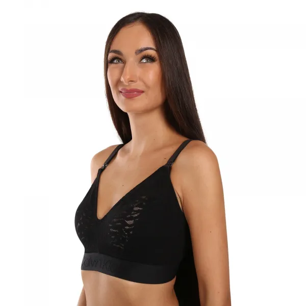Dámska podprsenka Calvin Klein kojacia čierna (QF7343E-UB1) M