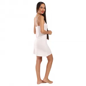 Dámska nočná košeľa Gianvaglia bielá (GBTW-817-white) S/M