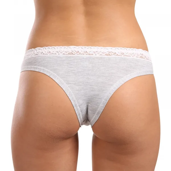 Dámske brazilky Lovelygirl sivé (8308-grey) M
