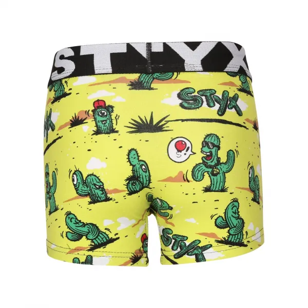 Detské boxerky Styx art športová guma kaktusy (GJ1351) 4-5 let, trenky