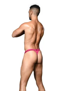 Pánska tanga Andrew Christian rúžová ALMOST NAKED (93395-WINE) S