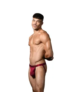 Pánske jocksy Andrew Christian červené Bespoke (93522-BUR) M