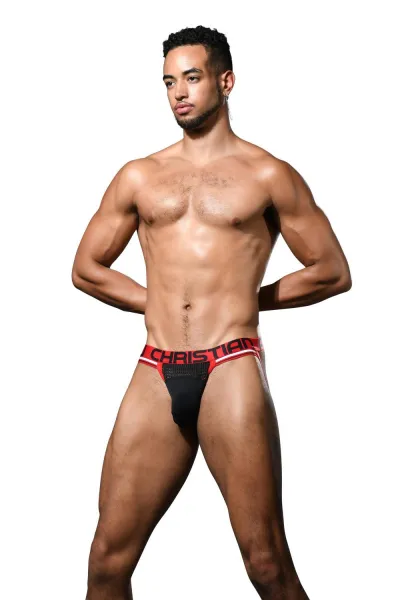 Pánske jocksy Andrew Christian čierné ALMOST NAKED (93446-BLK) M
