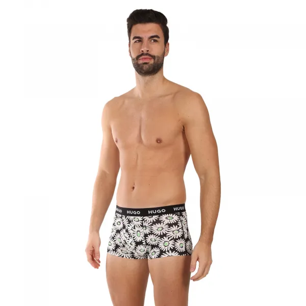 3PACK pánske boxerky HUGO viacfarebné (50532550 985) S, trenky