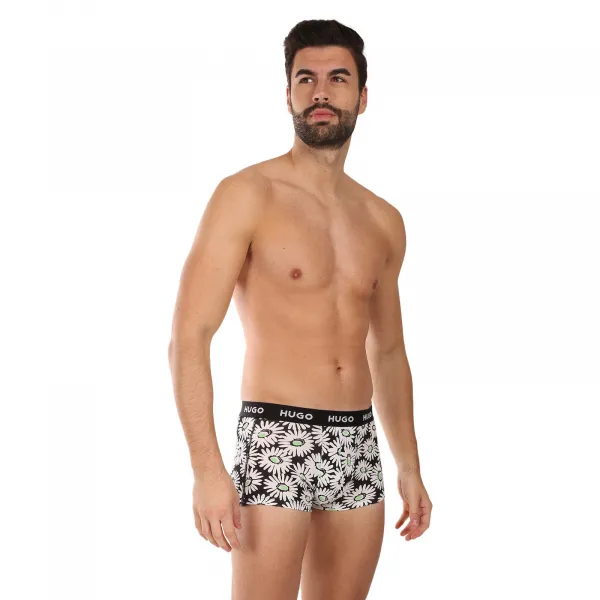 3PACK pánske boxerky HUGO viacfarebné (50532550 985) S, trenky