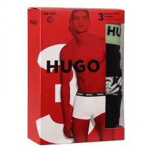 3PACK pánske boxerky HUGO viacfarebné (50532550 985) S, trenky