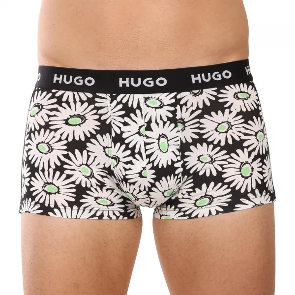 3PACK pánske boxerky HUGO viacfarebné (50532550 985) S, trenky