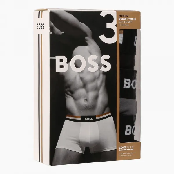 3PACK pánske boxerky BOSS viacfarebné (50516542 981) M, trenky