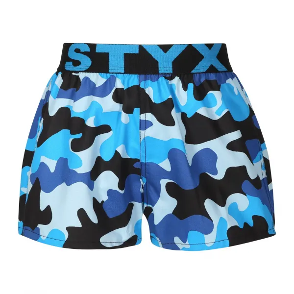 3PACK Detské trenky Styx art športová guma viacfarebné (3BJ18023) 4-5 let, trenírky